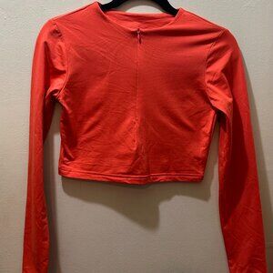 Orange Long Sleeve Top